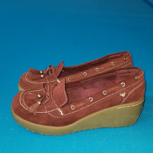Roxy Shoes - ROXY WEDGE HEELS MOCASSINS WOMENS SHOES SIZE 8